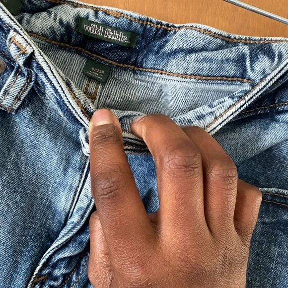 3/$10 SALE-Wild Fable High Waist Jean Shorts - Picture 2 of 5